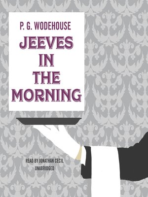 cover image of Jeeves in the Morning